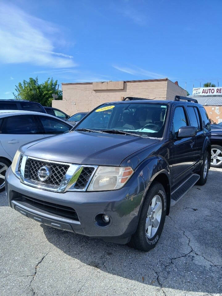 2010 Nissan Pathfinder for sale at OUT SHINE AUTO SALES LLC in Port Charlotte, FL