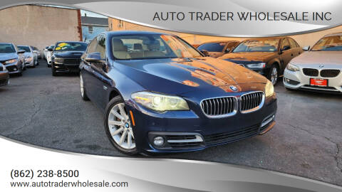 2015 BMW 5 Series for sale at Auto Trader Wholesale Inc in Saddle Brook NJ
