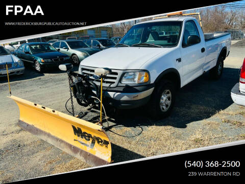 2000 Ford F-150 for sale at FPAA in Fredericksburg VA
