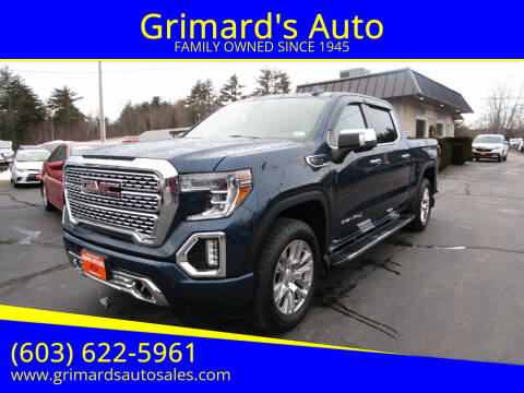 2019 GMC Sierra 1500 for sale at Grimard's Auto in Hooksett NH