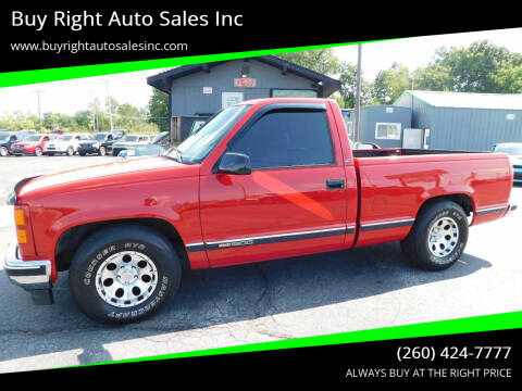1998 GMC Sierra 1500 for sale at Buy Right Auto Sales Inc in Fort Wayne IN