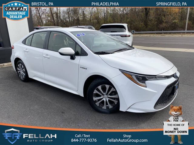 2021 Toyota Corolla Hybrid for sale at Fellah Auto Group in Bristol PA