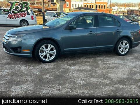 2012 Ford Fusion for sale at J & B Motors in Wood River NE