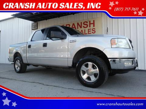 2005 Ford F-150 for sale at CRANSH AUTO SALES, INC in Arlington TX