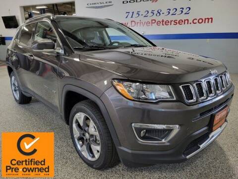 2019 Jeep Compass for sale at PETERSEN CHRYSLER DODGE JEEP - Used in Waupaca WI