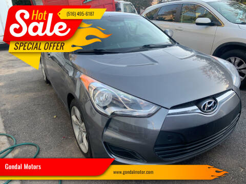 2014 Hyundai Veloster for sale at Gondal Motors in West Hempstead NY