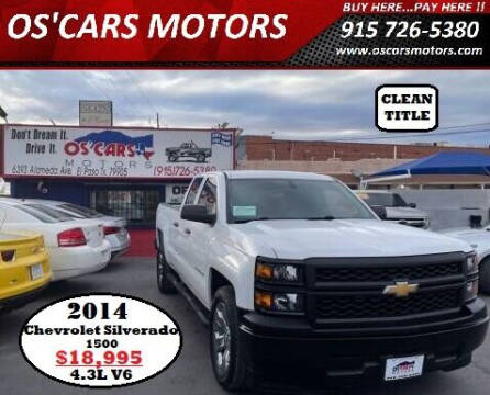 2014 Chevrolet Silverado 1500 for sale at Os'Cars Motors in El Paso TX
