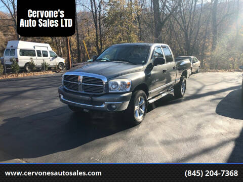 2007 Dodge Ram Pickup 1500 for sale at Cervone's Auto Sales LTD in Beacon NY