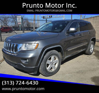 2012 Jeep Grand Cherokee for sale at Prunto Motor Inc. in Dearborn MI