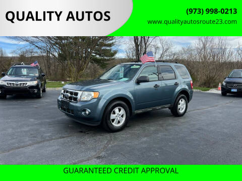2011 Ford Escape for sale at QUALITY AUTOS in Hamburg NJ