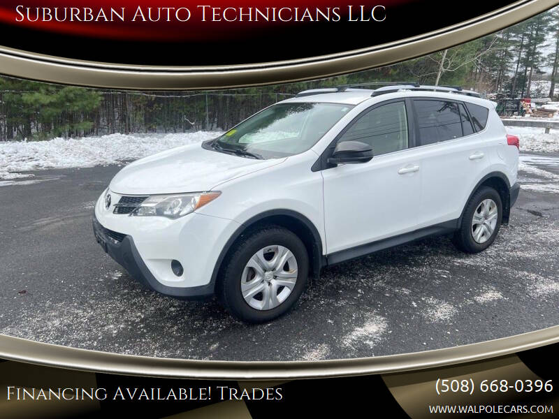 2013 Toyota RAV4 for sale at Suburban Auto Technicians LLC in Walpole MA