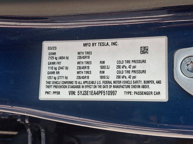 2023 Tesla Model 3