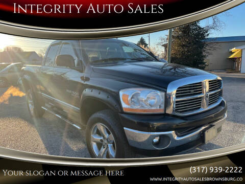 2006 Dodge Ram Pickup 1500 for sale at Integrity Auto Sales in Brownsburg IN