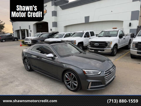 2018 Audi S5 for sale at Shawn's Motor Credit in Houston TX