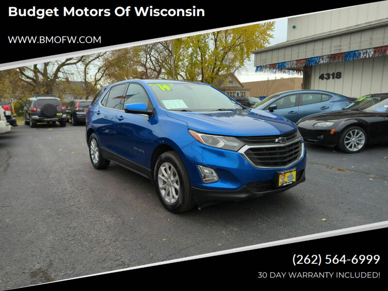 2019 Chevrolet Equinox for sale at Budget Motors of Wisconsin in Racine WI