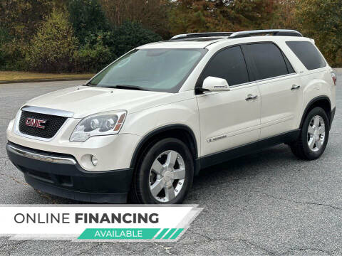 2008 GMC Acadia for sale at Two Brothers Auto Sales in Loganville GA