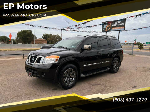2015 Nissan Armada for sale at EP Motors in Amarillo TX