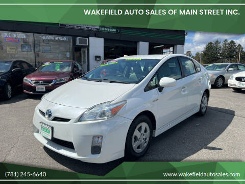 2010 Toyota Prius for sale at Wakefield Auto Sales of Main Street Inc. in Wakefield MA