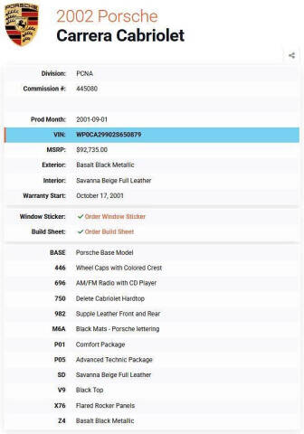 2002 Porsche 911