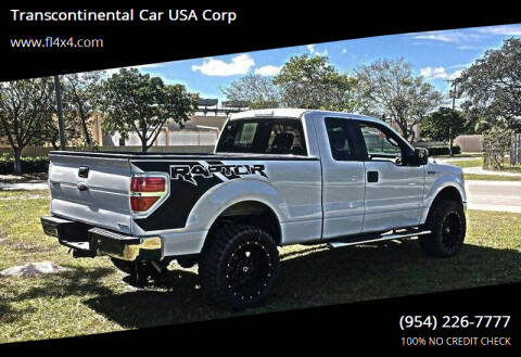 2013 Ford F-150 for sale at Transcontinental Car USA Corp in Fort Lauderdale FL