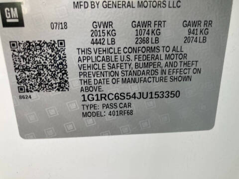 2018 Chevrolet Volt LT