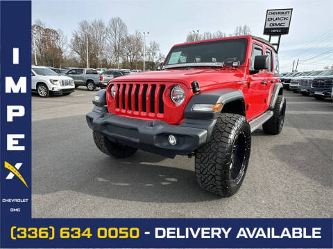 2022 Jeep Wrangler Unlimited for sale at Impex Chevrolet GMC in Reidsville NC