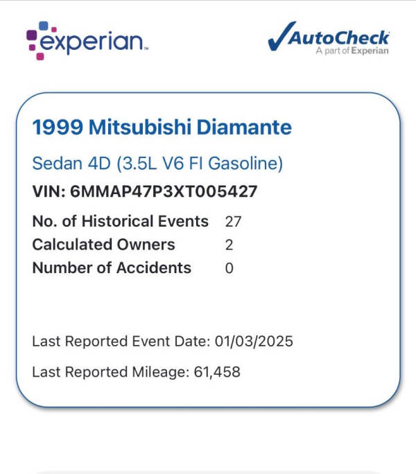 1999 Mitsubishi Diamante