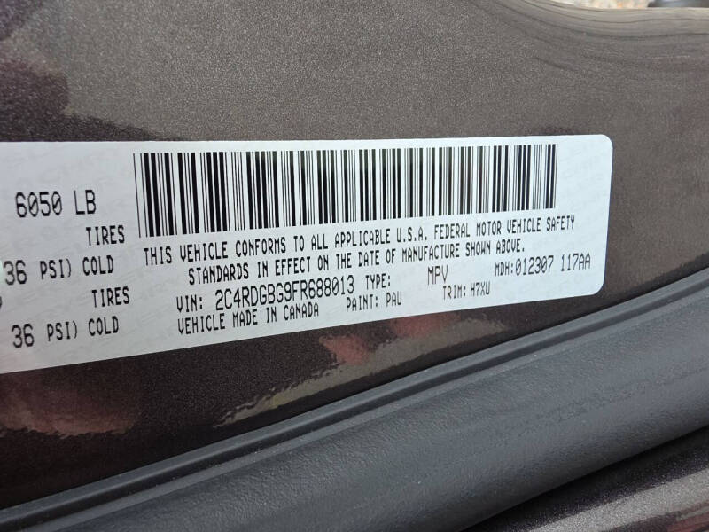 2015 Dodge Grand Caravan American Value Package