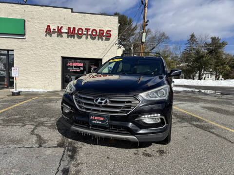 2017 Hyundai Santa Fe Sport for sale at A-K Motors and Repair in Tewksbury MA