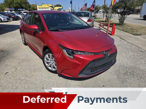 2020 Toyota Corolla for sale at SOLOAUTOGROUP in Mckinney TX