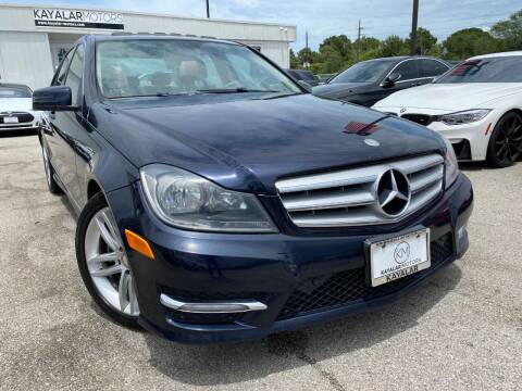 2012 Mercedes-Benz C-Class for sale at KAYALAR MOTORS in Houston TX
