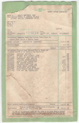 1967 Chevrolet Corvette