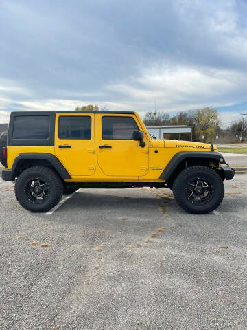 2015 Jeep Wrangler Unlimited for sale at BARROW MOTORS in Campbell TX