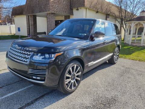 2014 Land Rover Range Rover for sale at CROSSROADS AUTO SALES in West Chester PA