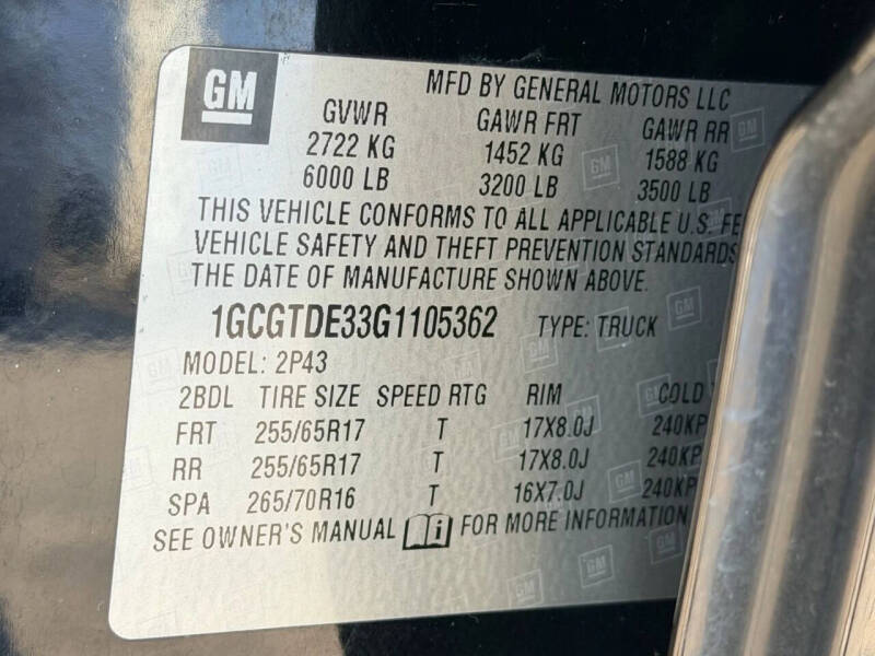 2016 Chevrolet Colorado