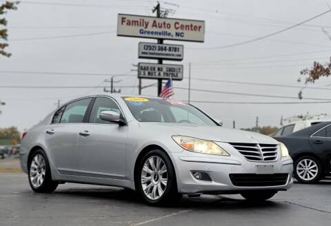 2009 Hyundai Genesis for sale at FAMILY AUTO CENTER in Greenville NC