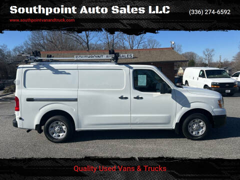 2020 Nissan NV for sale at Southpoint Auto Sales LLC in Greensboro NC