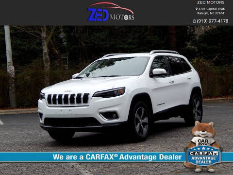 2019 Jeep Cherokee for sale at Zed Motors in Raleigh NC