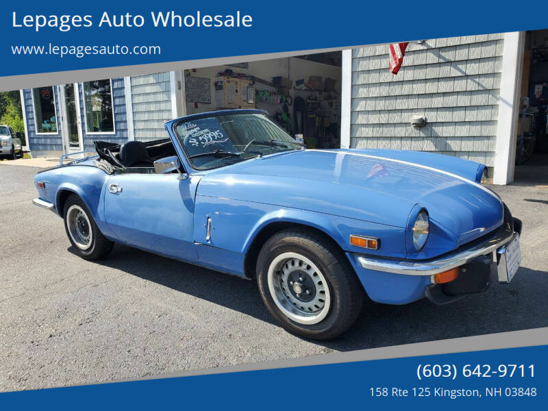 1976 Triumph Spitfire for sale at Lepages Auto Wholesale in Kingston NH