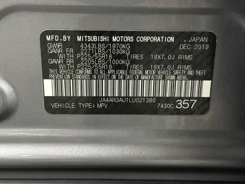 2020 Mitsubishi Outlander Sport