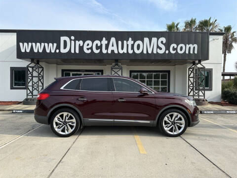2017 Lincoln MKX for sale at Direct Auto in D'Iberville MS