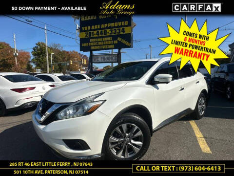 2015 Nissan Murano for sale at Adams Auto Group in Little Ferry NJ