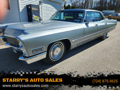 1968 Cadillac DeVille for sale at STARRY'S AUTO SALES in New Alexandria PA