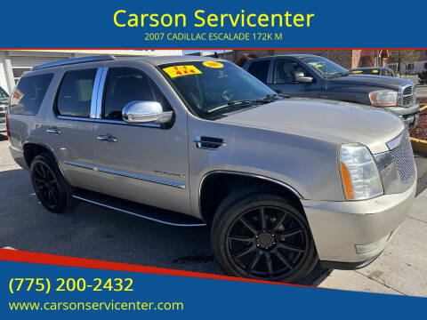 2007 Cadillac Escalade for sale at Carson Servicenter in Carson City NV