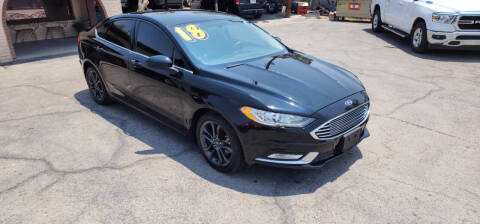 2018 Ford Fusion for sale at FRANCIA MOTORS in El Paso TX