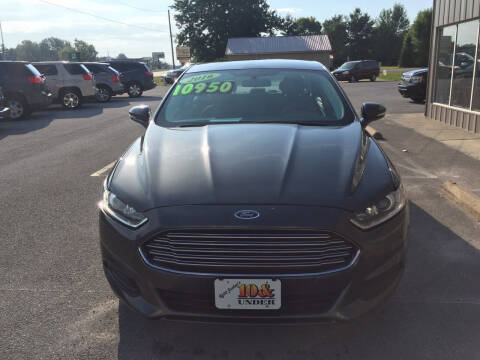 2016 Ford Fusion for sale at KEITH JORDAN'S 10 & UNDER in Lima OH