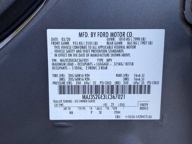 2020 Ford EcoSport SE