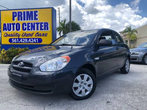 2009 Hyundai Accent for sale at PRIME AUTO CENTER in Palm Springs FL