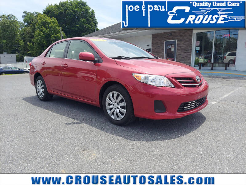 2013 Toyota Corolla for sale at Joe and Paul Crouse Inc. in Columbia PA