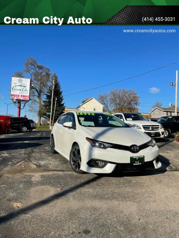 2016 Scion iM for sale at Cream City Auto in Milwaukee WI